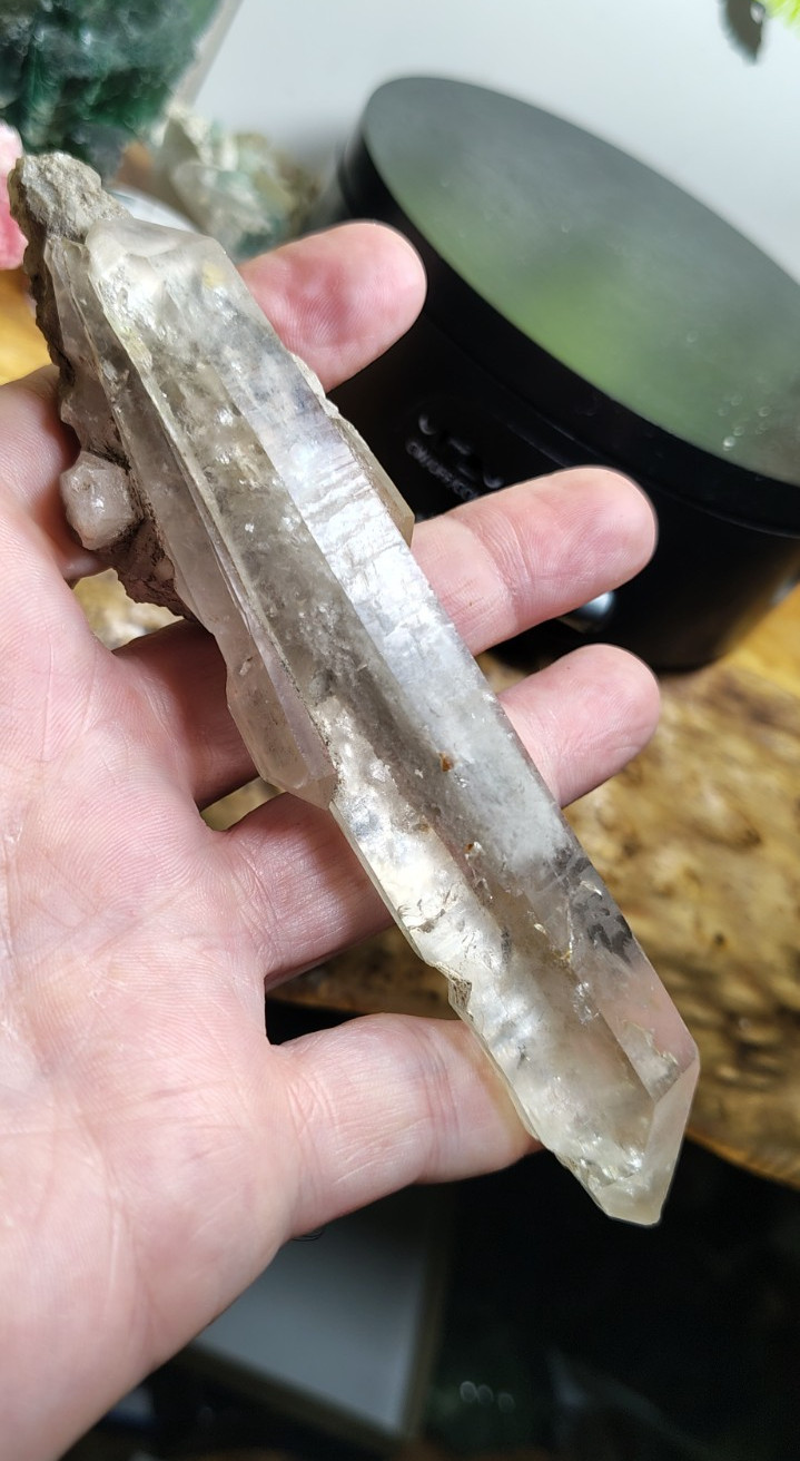 LEMURIAN DOUBLE TERMINATED SCEPTER SMOKEY QUARTZ MINAS GERAIS BRAZIL