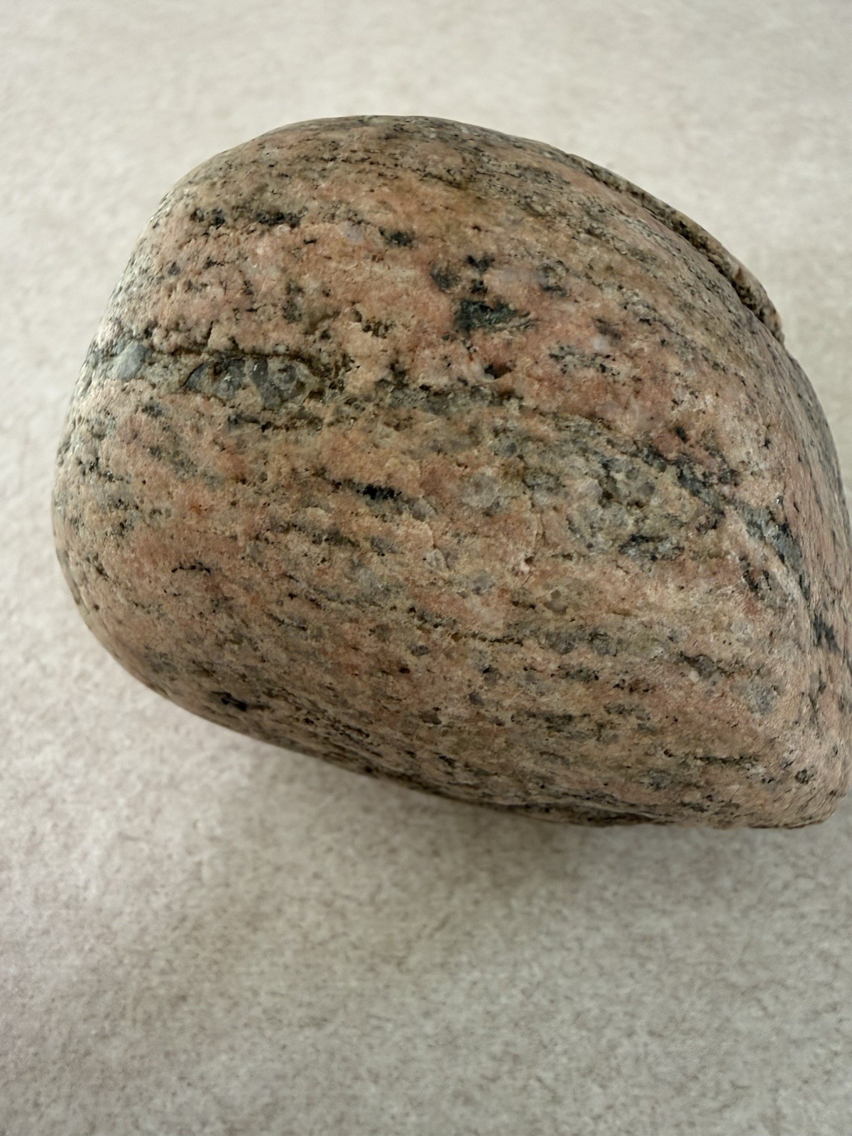 Large Magnetic Granitic Gneiss Specimen – Pink Feldspar, Quartz & Magnetite
