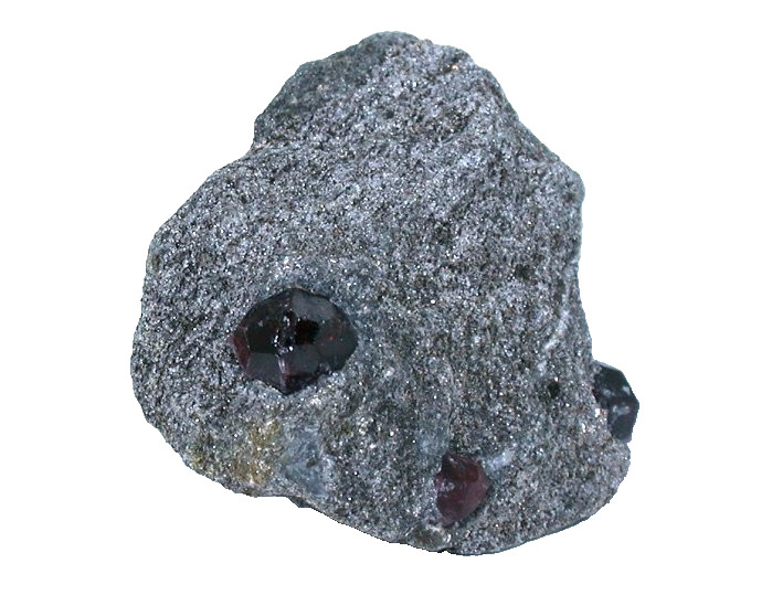 1 1/2 x 1 1/4 Inch Natural Garnet Mica Shist Crystal Alaska Specimen CS153B