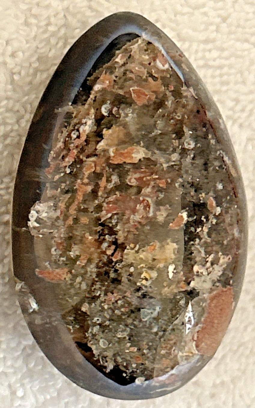 Natural Garden Quartz Crystal Gem Egg, Colorful Inclusions & Rainbow Flash 2.5″