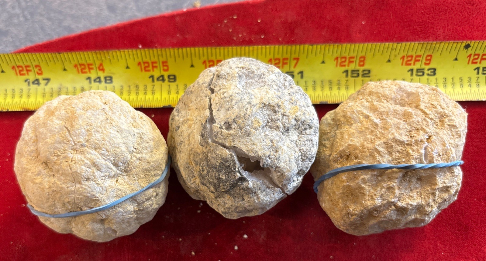 Geode Crystal 2” To 2 1/2”Cracked Quartz Druzy 10 Pcs