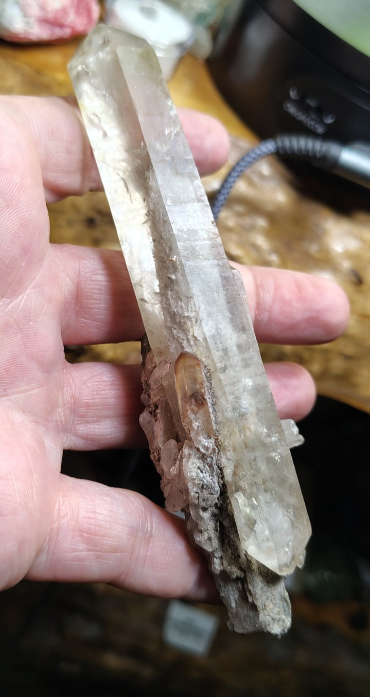 LEMURIAN DOUBLE TERMINATED SCEPTER SMOKEY QUARTZ MINAS GERAIS BRAZIL