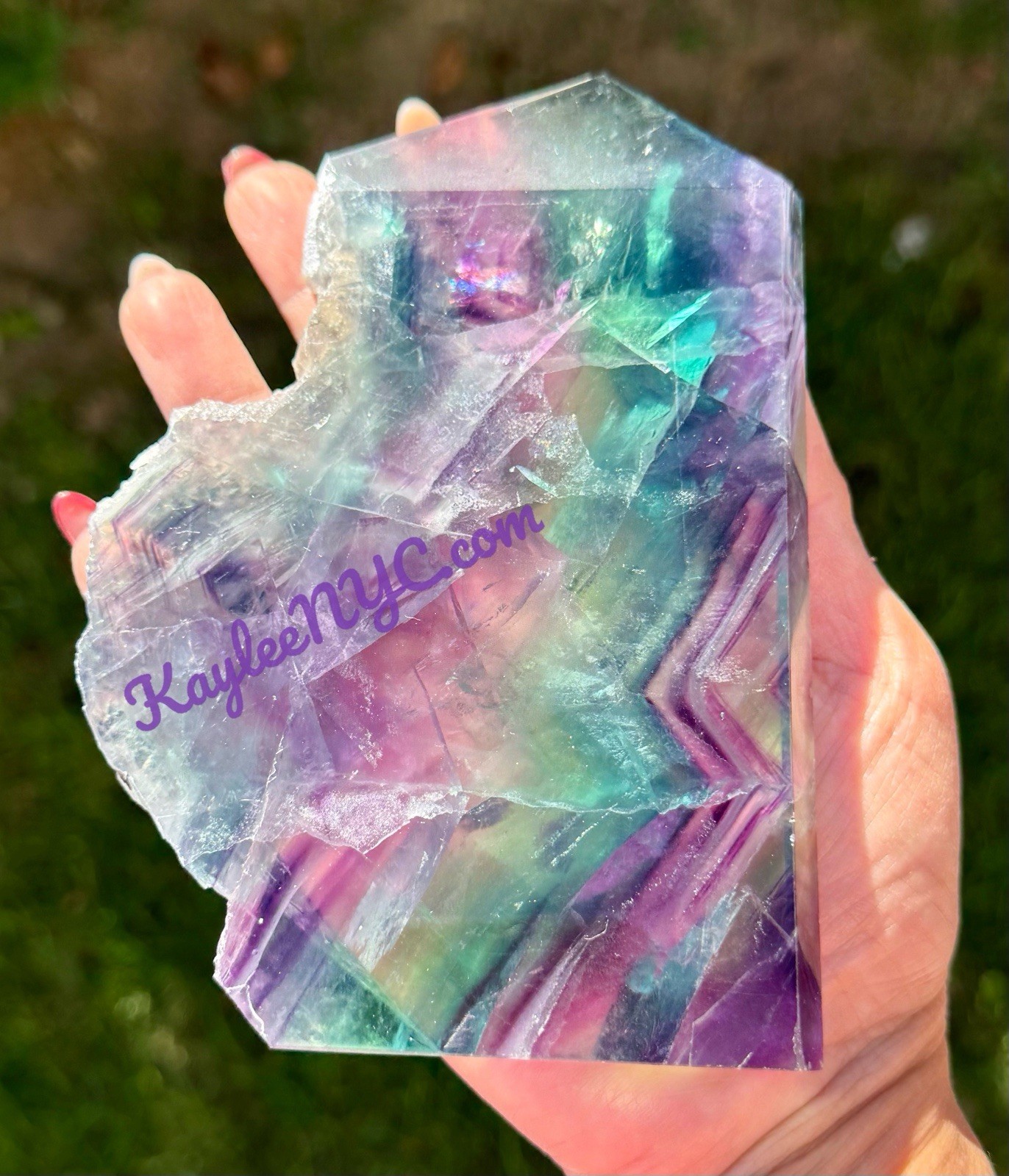 Wholesale Lot 5-6 Pcs Natural Fluorite Obelisk Tower Point Crystal Healing