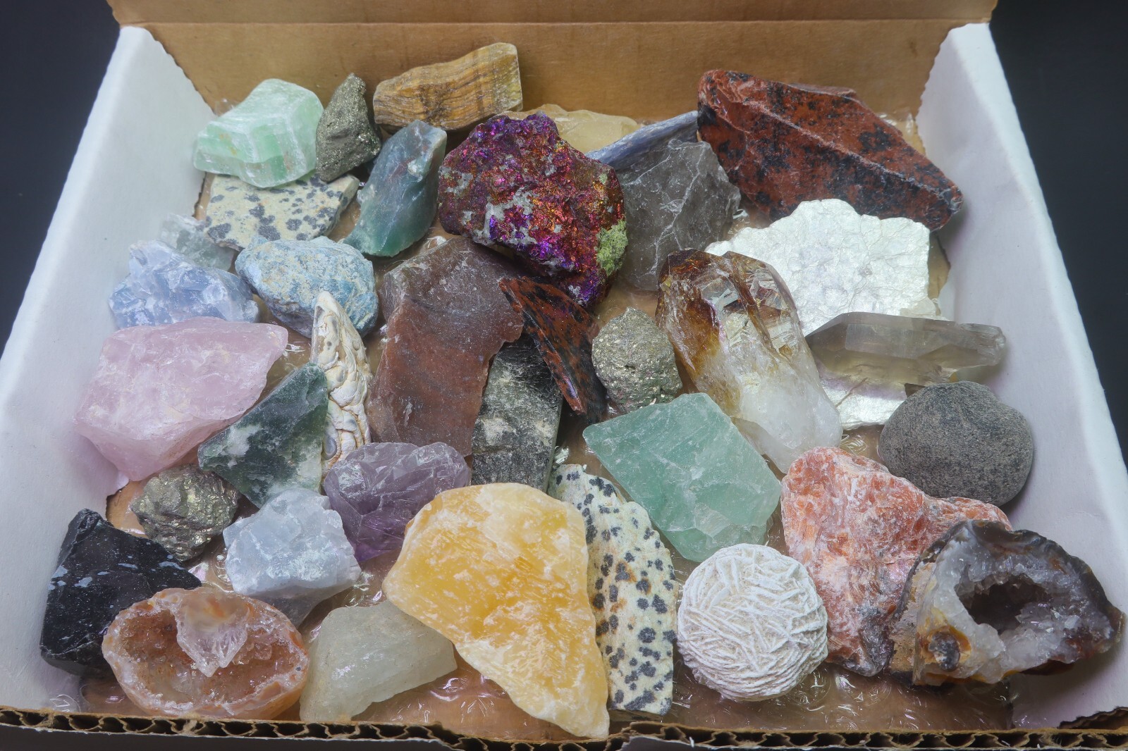 Crafters Collection 1 Lb Natural Crystals Mineral Specimens Mixed Gemstones
