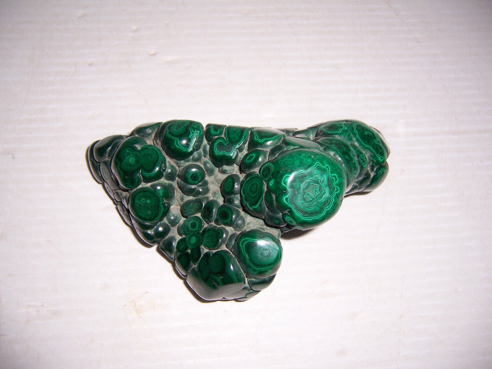 Polished Bullseye Malachite Specimen 5 3/4″ x 3 3/8″ x 2 3/4″