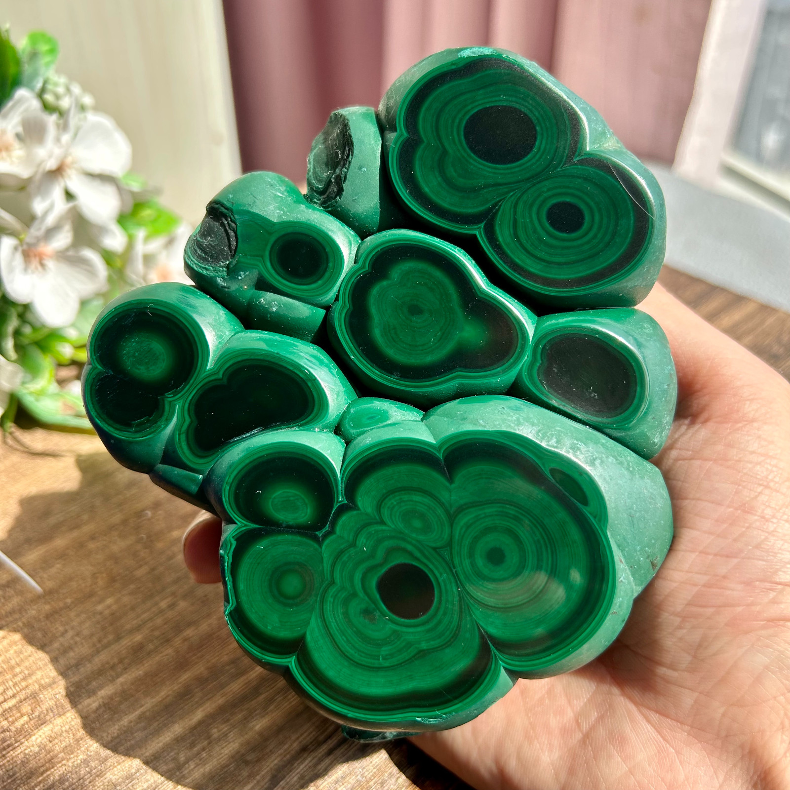 1510g Natural Green Malachite Crystal Rough Mineral specimen healing Decor