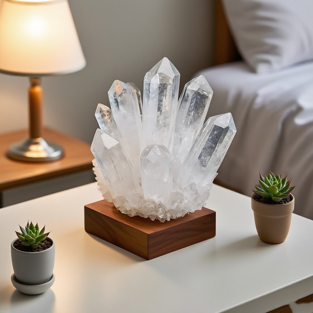Rare Large Raw Clear Quartz Crystal Cluster Quartz Mineral Specimens Decor
