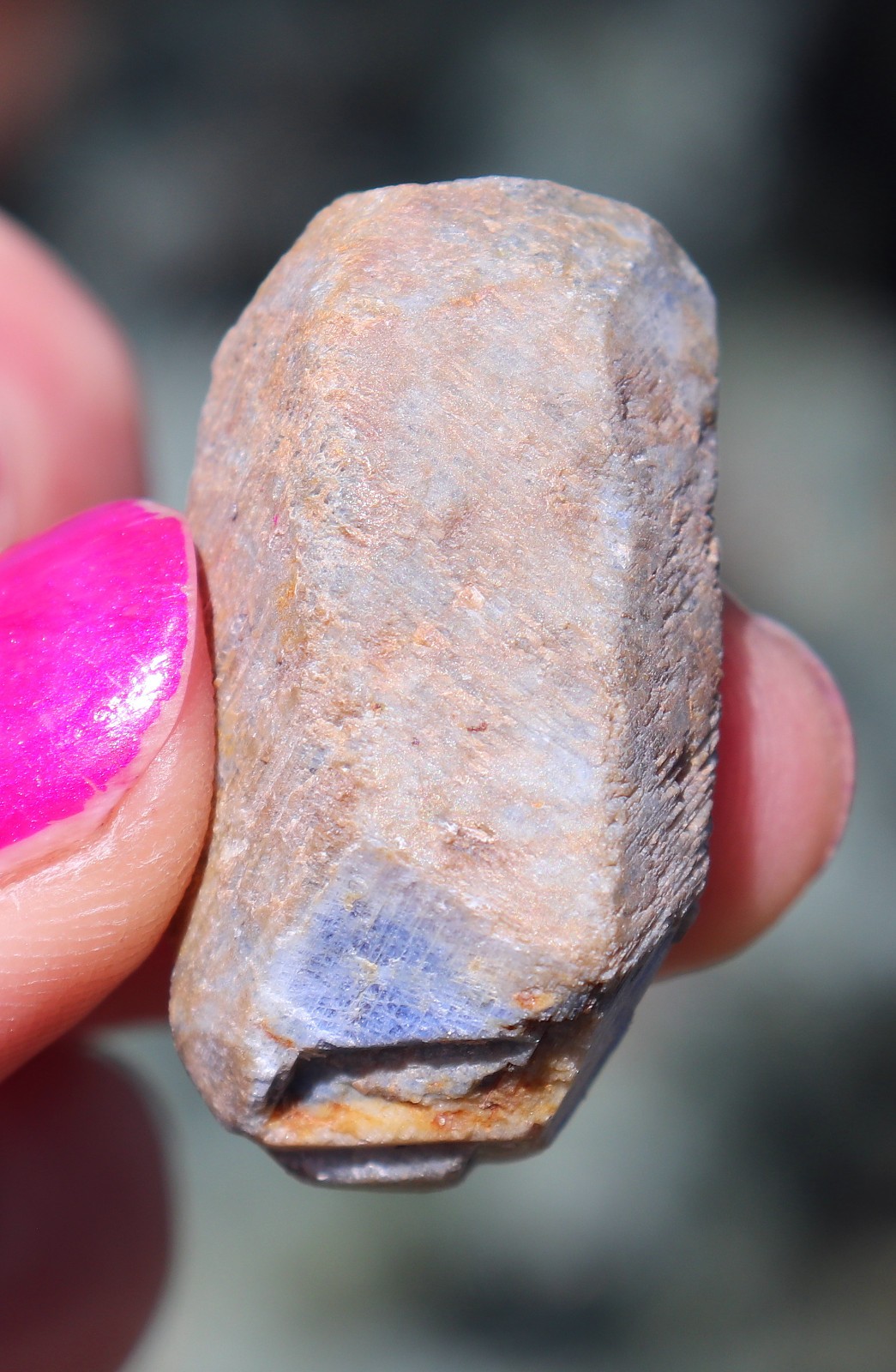 Beautiful Light Blue Sapphire Crystal Sri Lanka 3.6 Cm’s