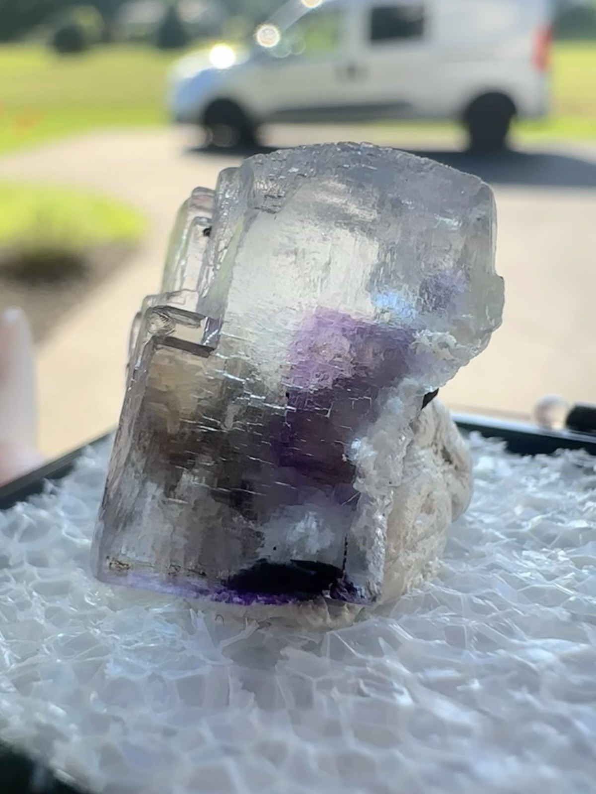 Etched Purple And Blue Fluorite, Minerva No. 1, Illinois