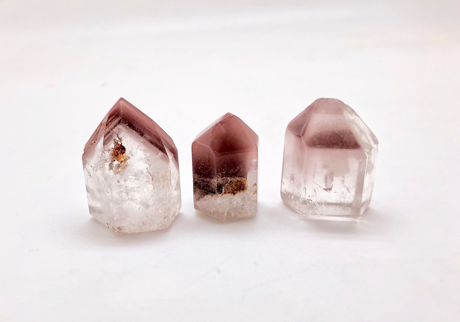 Lithium Quartz Point, Polished Natural Lithium Quartz from Minas Gerais, Brazil