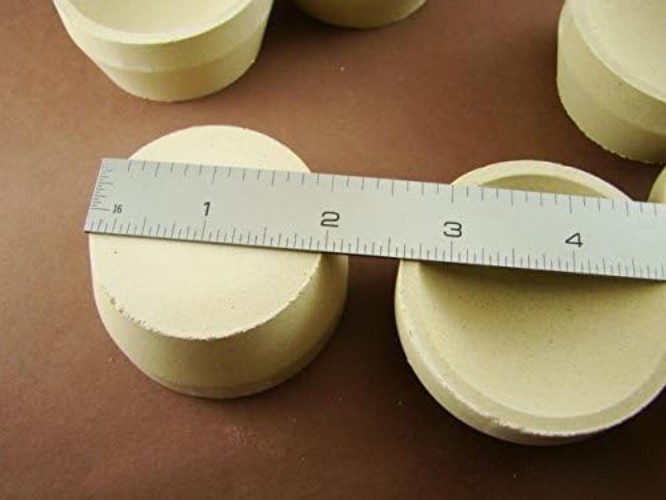 Lot of 6 2-3/8″ Gold Assay Cupels – Melting & Refining Masters