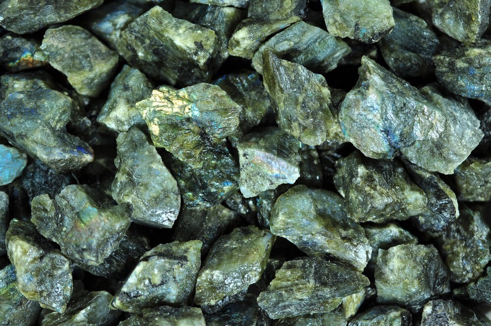 1/4 lb Labradorite Rough Stones -Natural Crystal Mineral Rock Specimens Tumbling