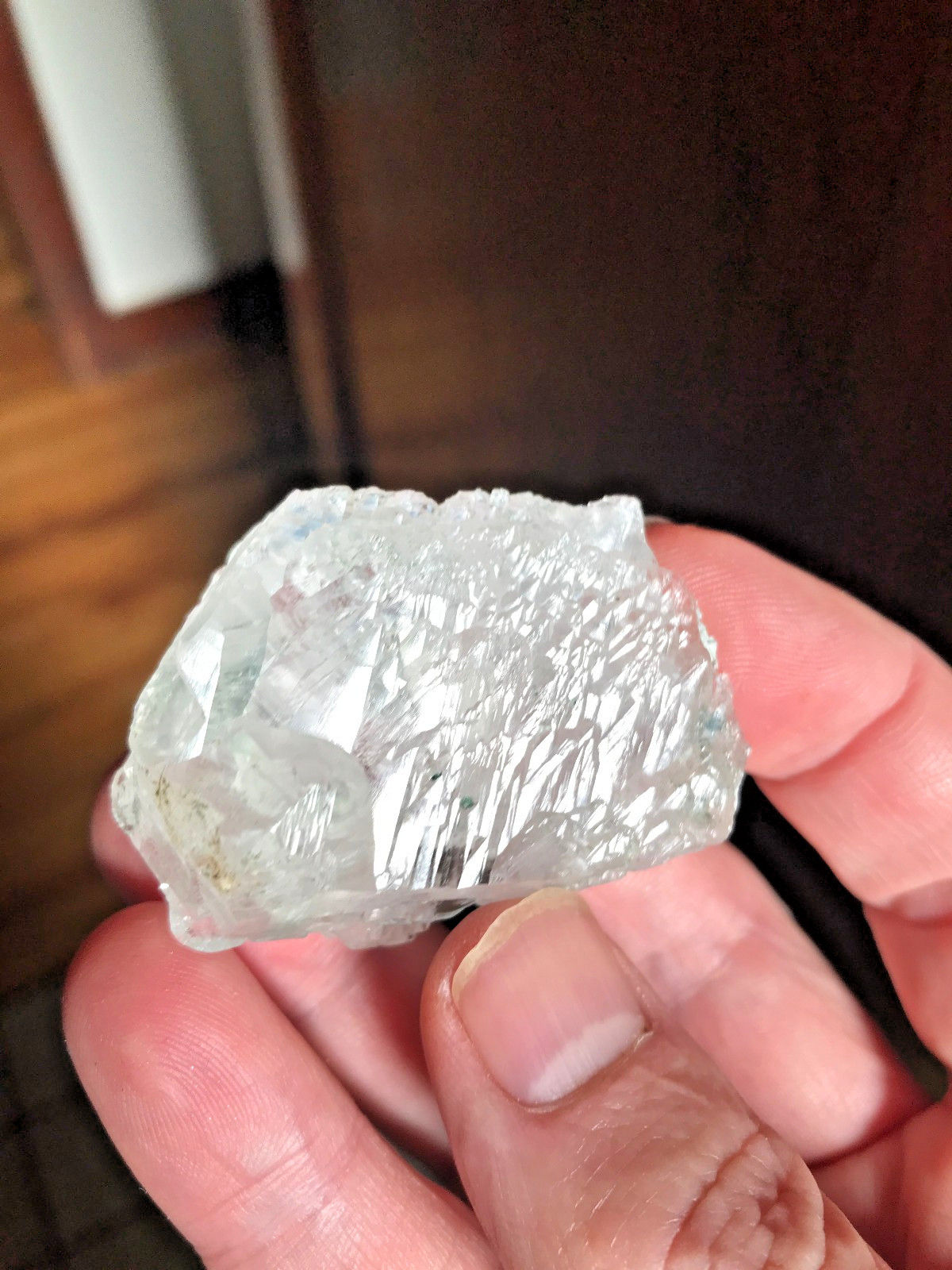 Quartz, skeletal “iceberg”, floater crystal, Auernig, Mallnitz, Austria