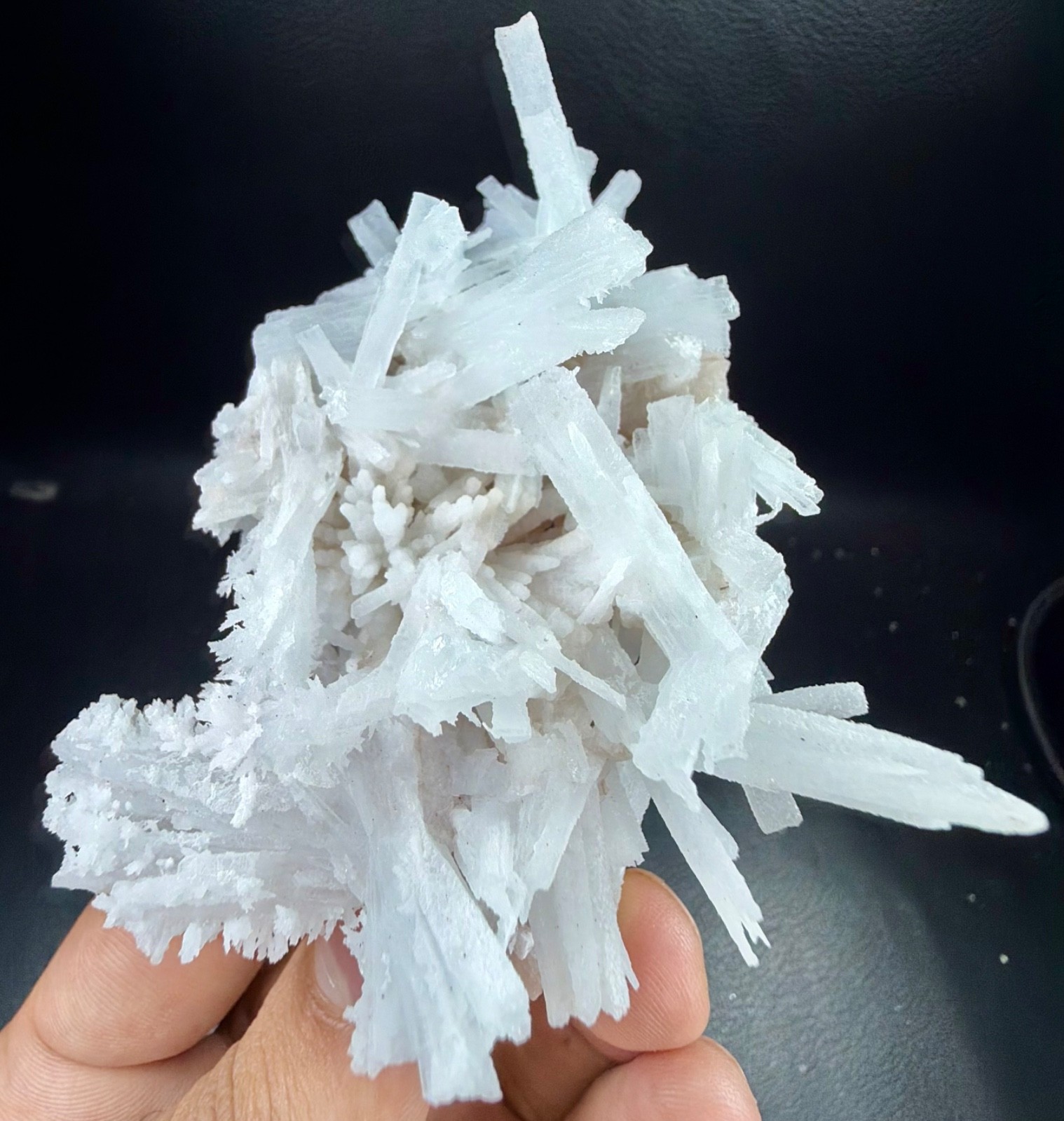 Natural SCOLICITE Calcite Aragonite crystal specimen From Pakistan @mineral