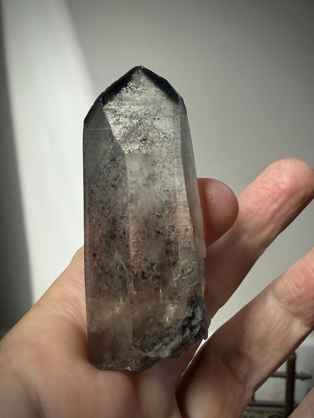 Phantom Quartz Crystal Lemurian Quartz Brazil Inclusion Quartz Phantom Inclusion