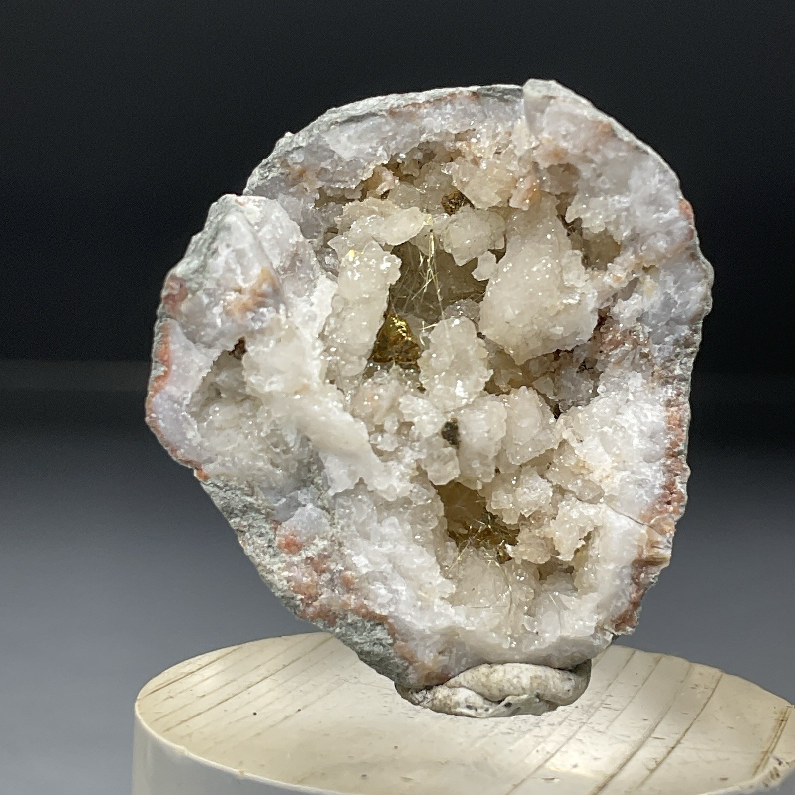 SS Rocks – Millerite with Quartz (Halls Gap, Lincoln Co, Kentucky) 5.12g