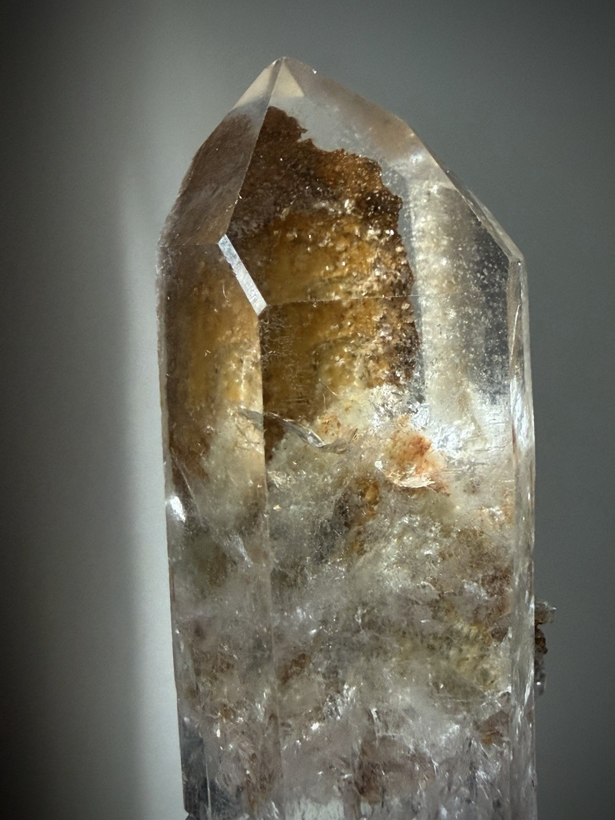 Double Terminated Quartz Inclusion Quartz Window Quartz Iron Quartz Brazil