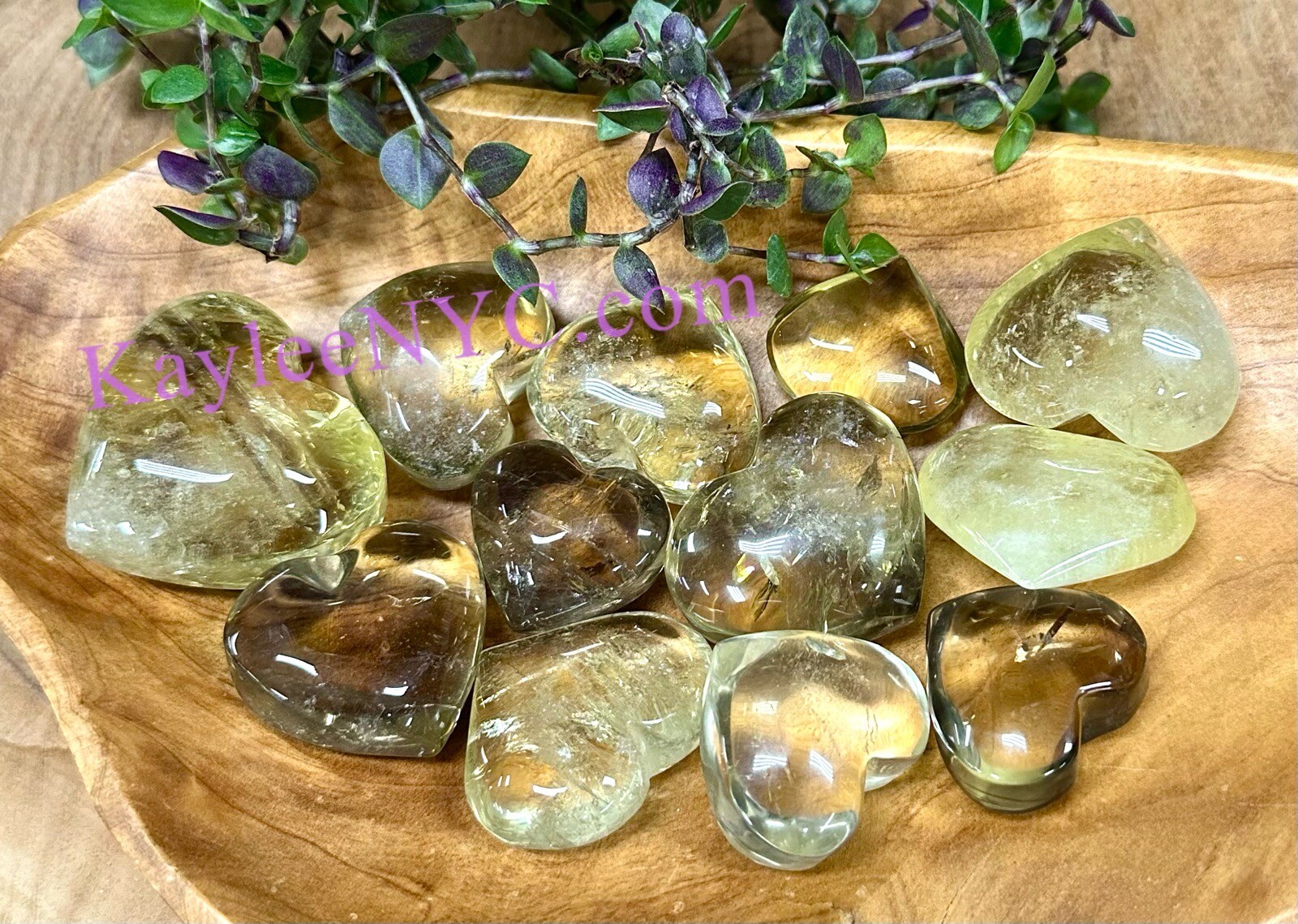 Wholesale Lot 1 Lb Citrine Crystal Heart Healing Energy