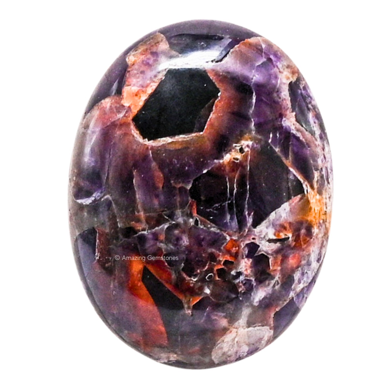 Dreamy Amethyst Crystal Palm Stone