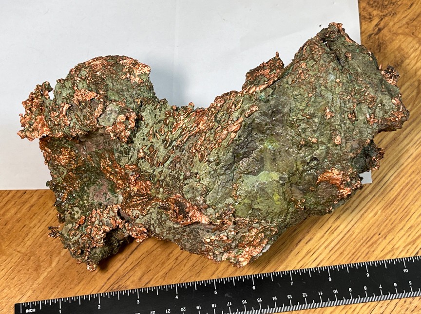 Native Copper Ray Mine AZ Gigantic 14 lb. Museum Grade Specimen AZ Seller @