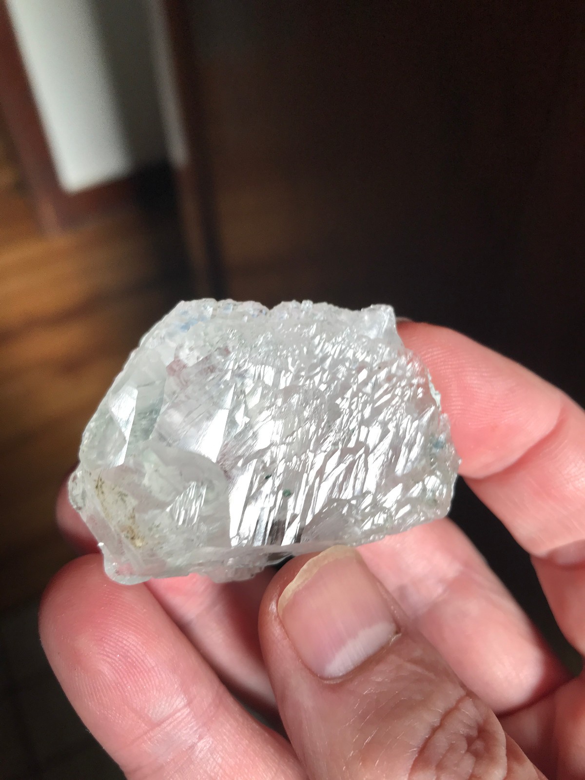 Quartz, skeletal “iceberg”, floater crystal, Auernig, Mallnitz, Austria
