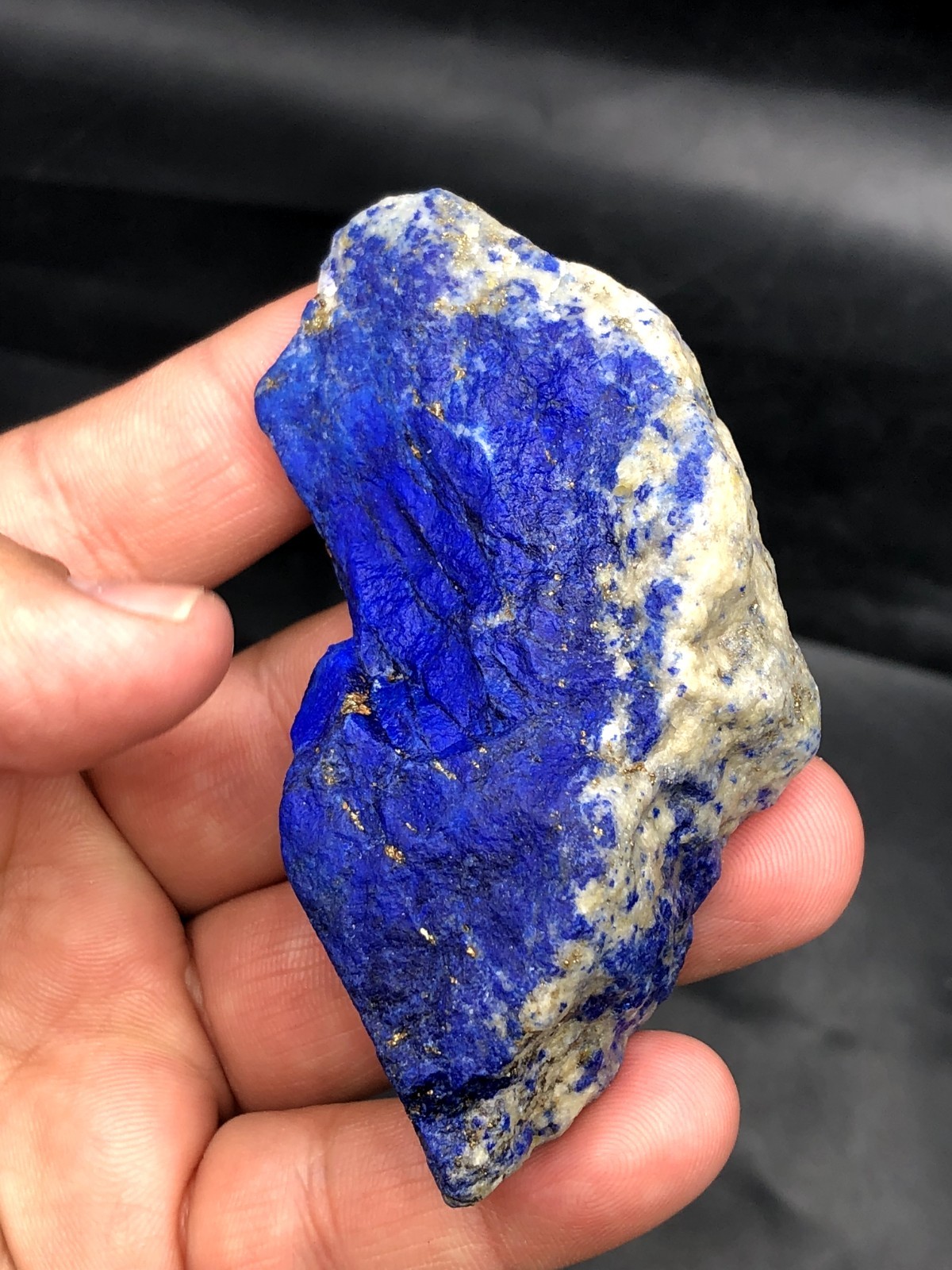 Premium Lapis Lazuli Rough Bulk Stone – Large Blue Calcite & Pyrite J43..3