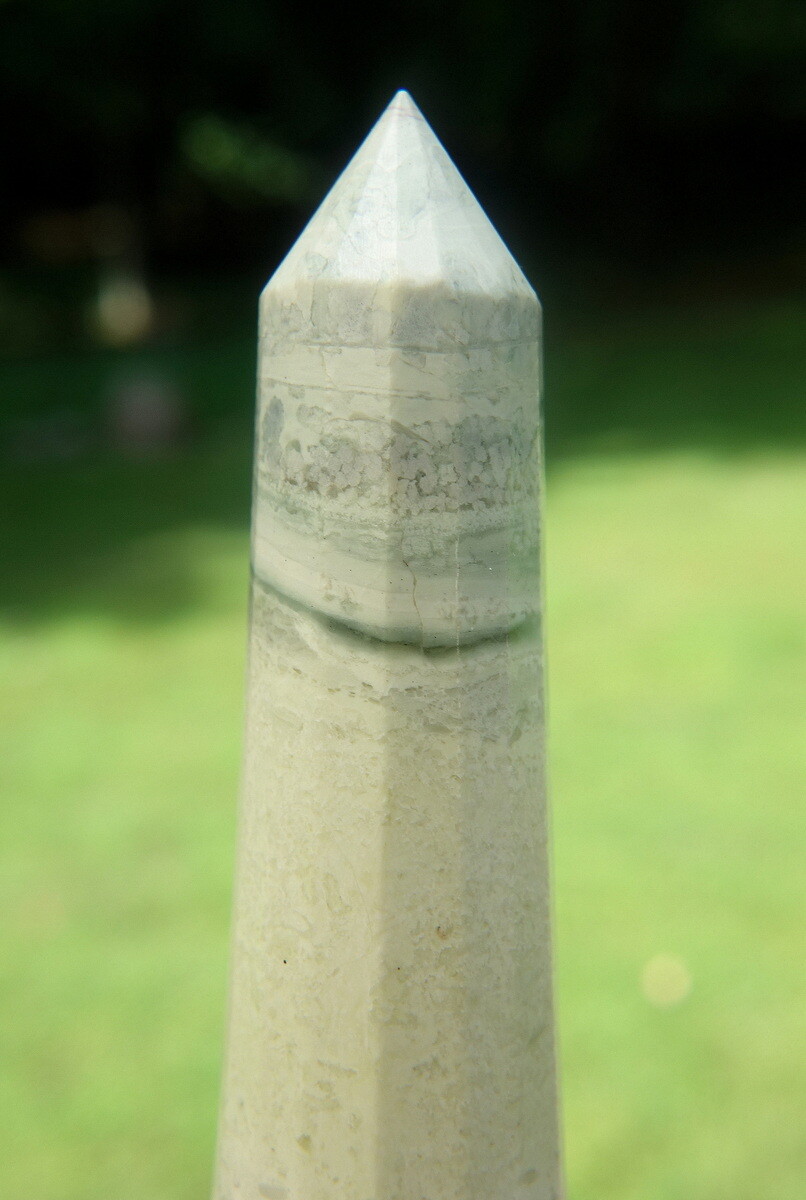 Infinite Massage Wand “The Healers Stone” Green Serpentine Crystal