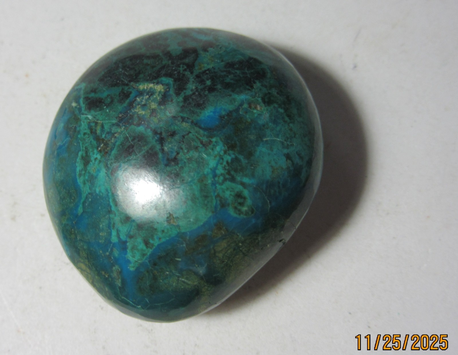 Tumbled Chrysocolla Multicolor 1 1/4 Inch Gemstone Collectible TCMGC-1.25