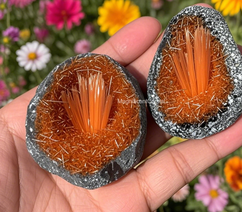 3pc Mineral Art Set Crystal Specimen Home Decor Mineral Collection Healing Gift