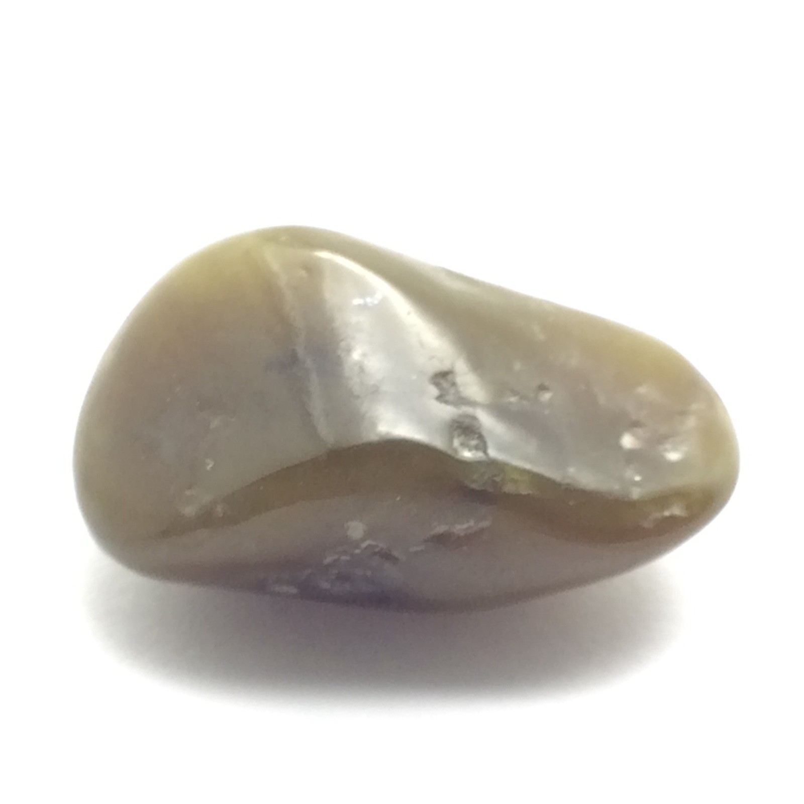 Siberian Jade Pebble Polished Honey Brown Nephrite Jade Vitim River Siberia #16