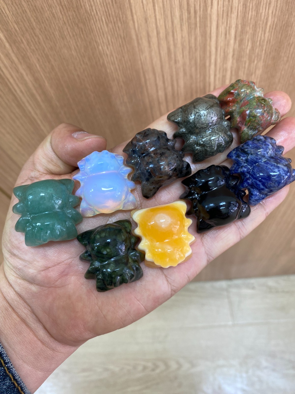 1pc Natural Mixed Quartz Carved Spider skull crystal Reiki healing Gift Decor