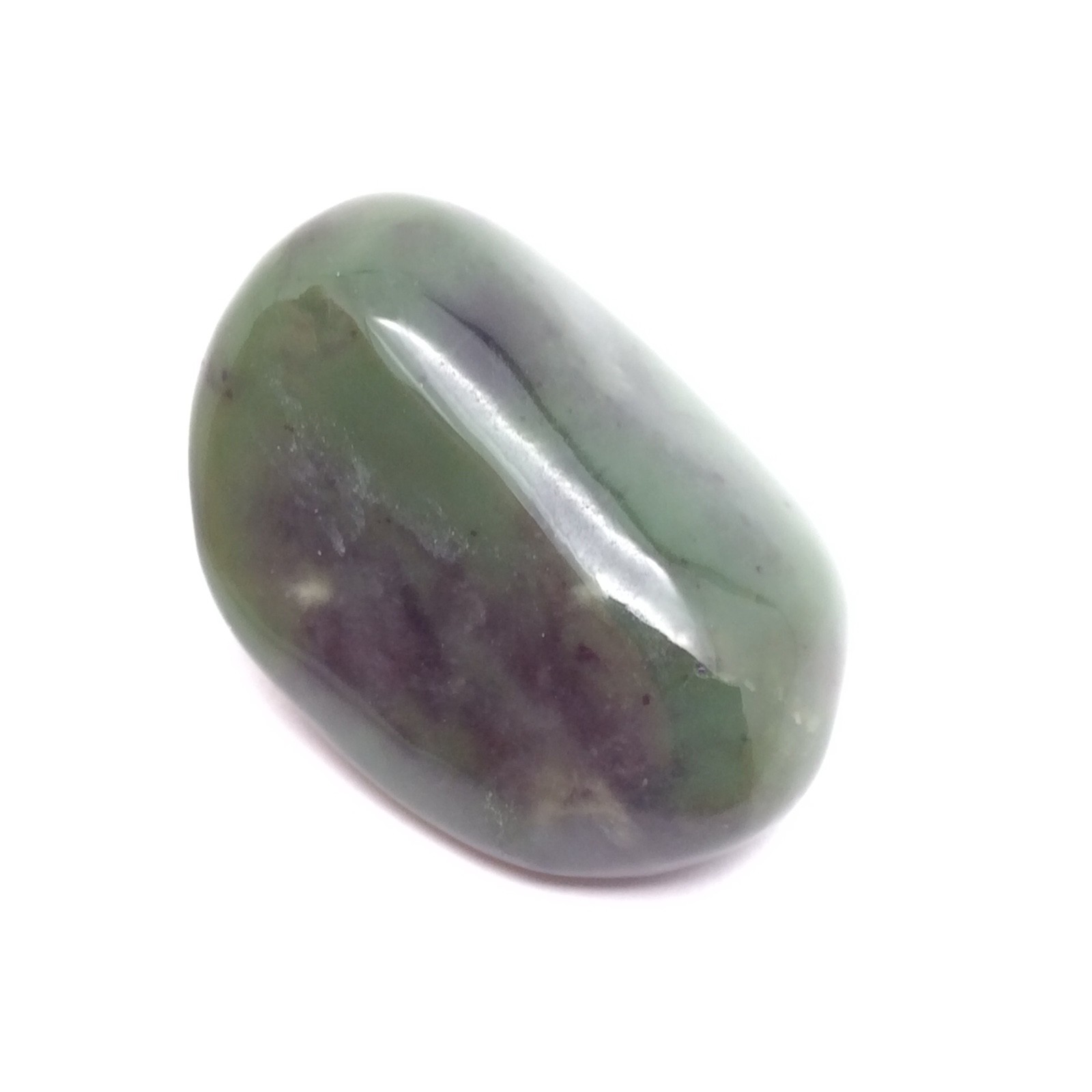 Siberian Jade Green Pebble Green Nephrite Jade Stone Sayan Mountain Siberia #21