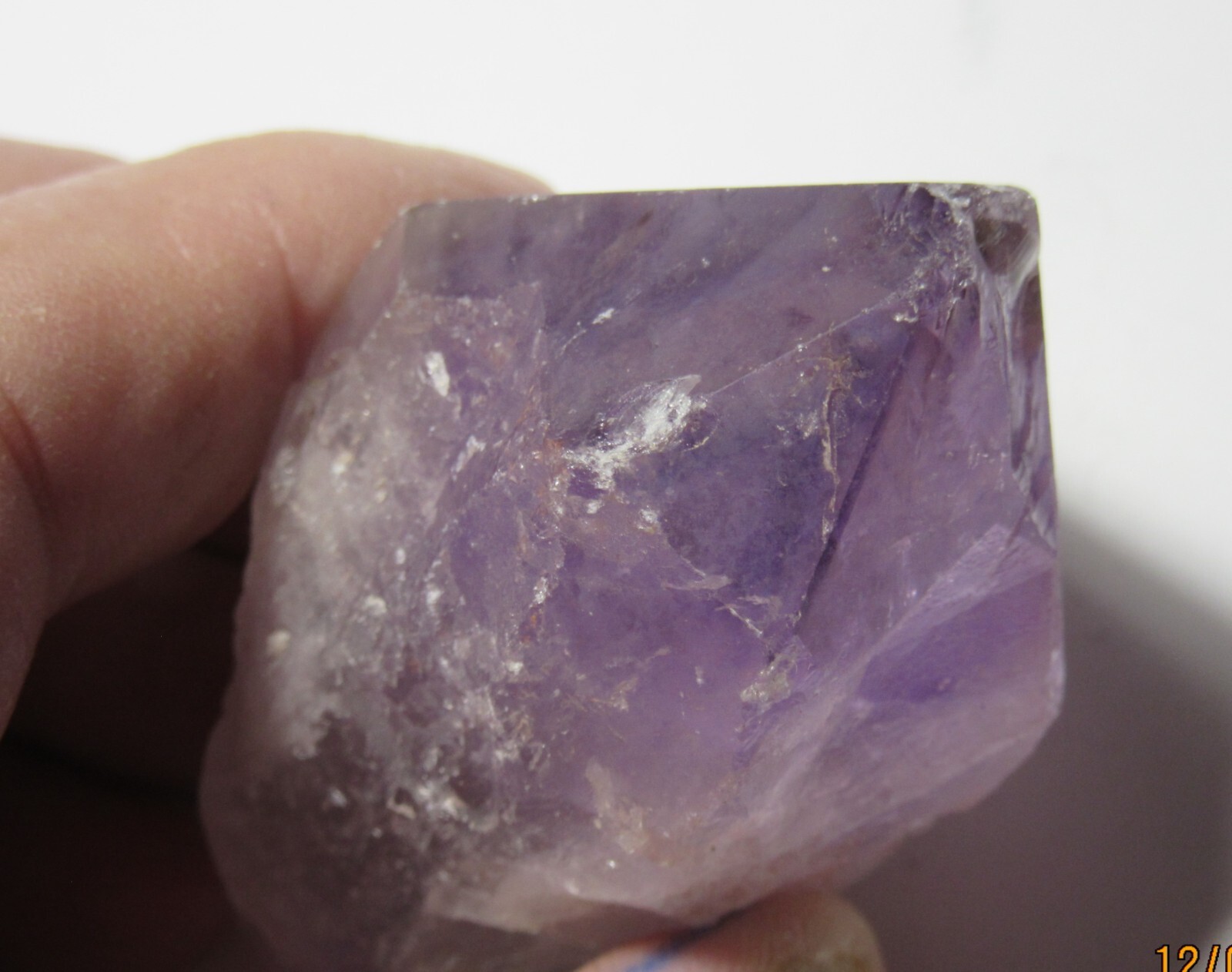 Amethyst Quartz Crystal Point 2 5/16″ Rough Collectible Reiki AQPR-1