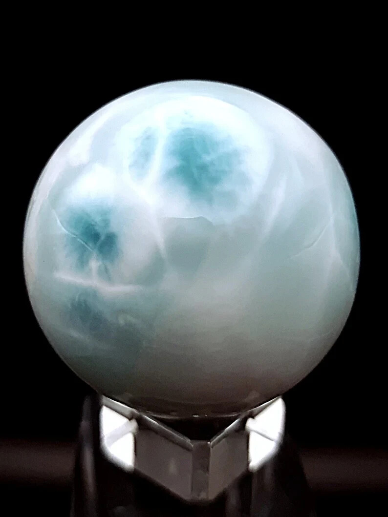 DOMINICAN REPUBLIC LARGE LARIMAR SPHERE 52MM RARE