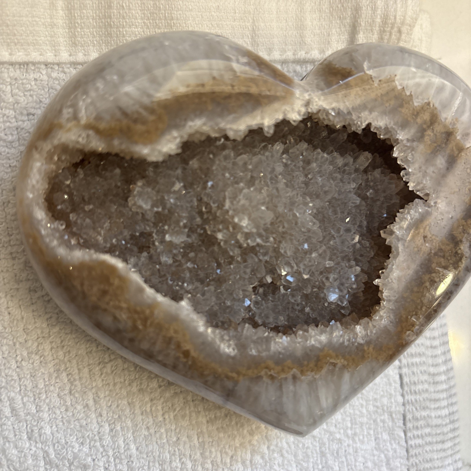 Lot Of 15 Crystal Hearts Agate Druzy Carnelian Sardonyx Cats Eye Moonstone Amy