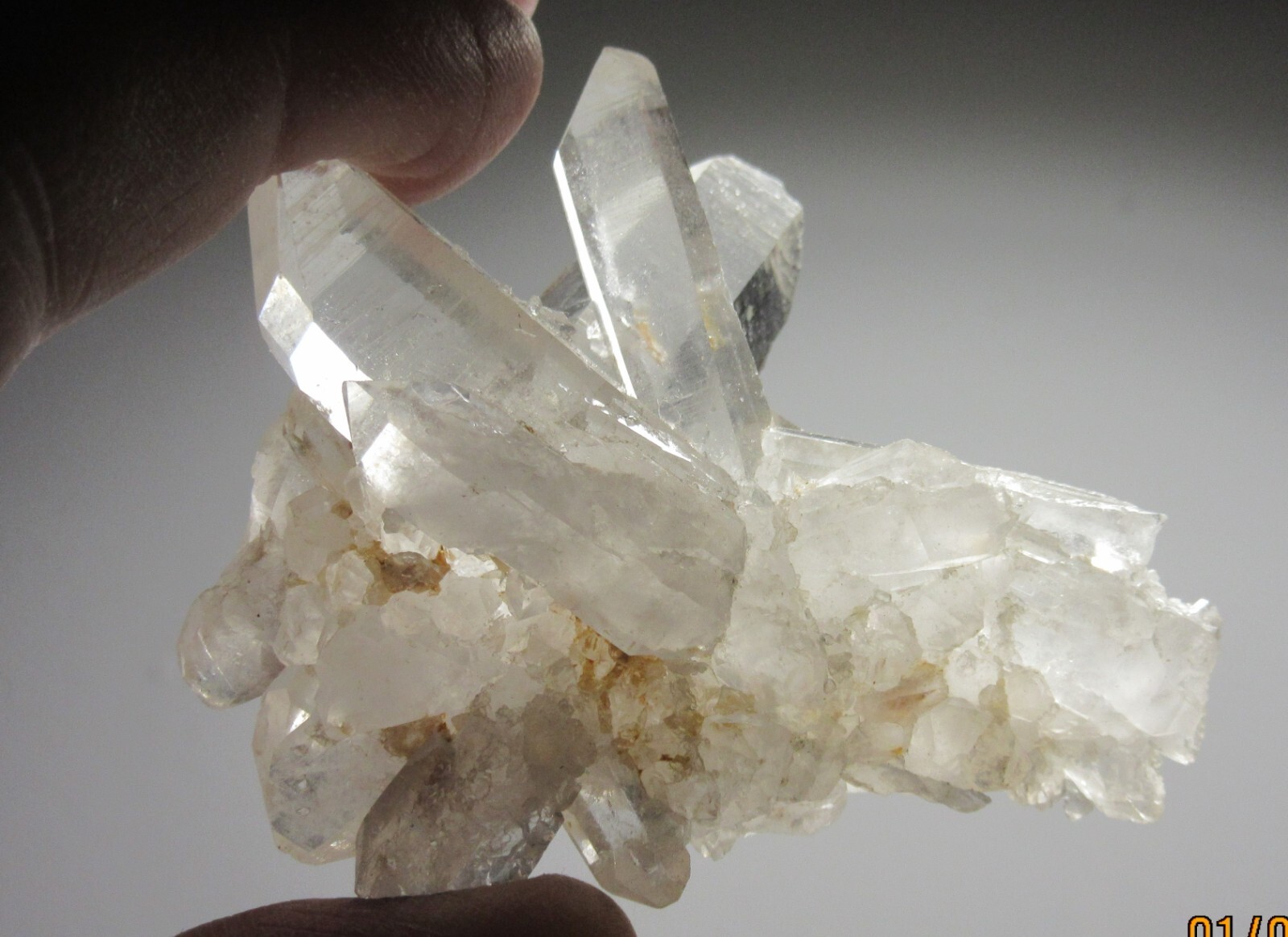 Arkansas Natural Quartz Crystal 2 3/8″ Cluster Collectible Reiki MIAQC-1