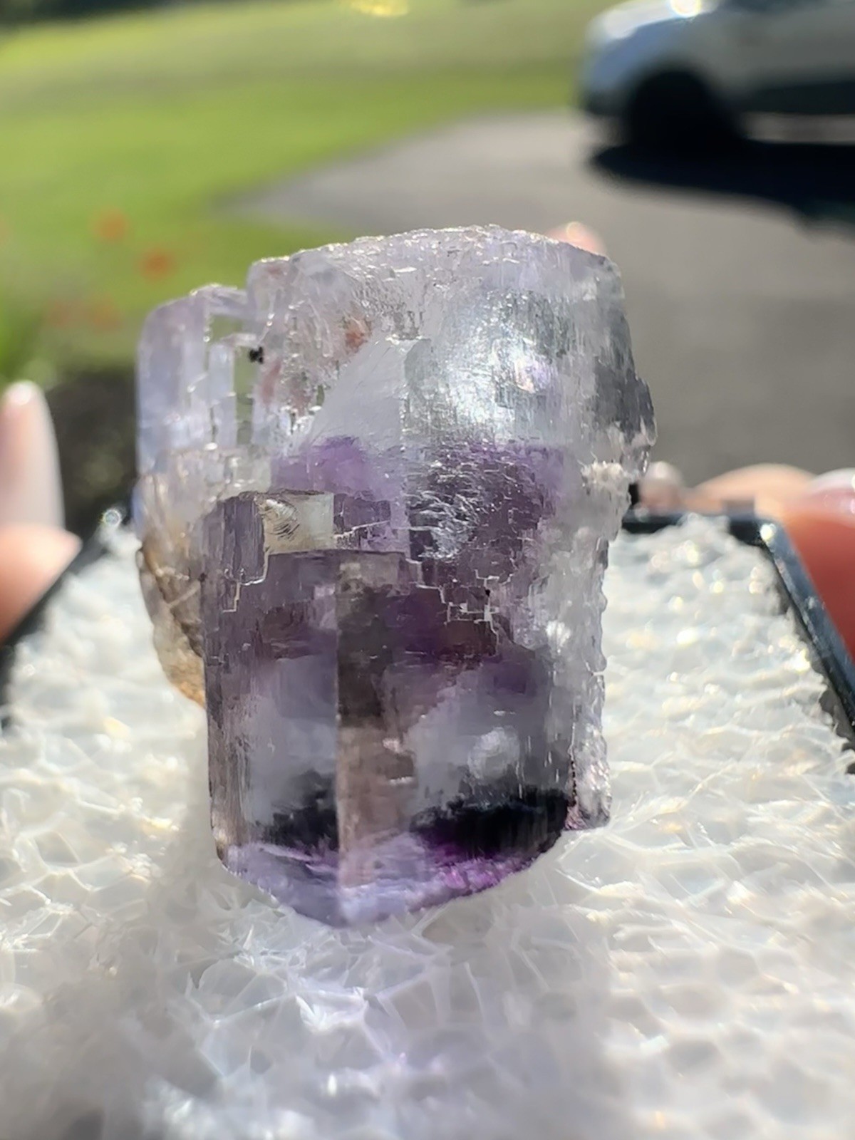 Etched Purple And Blue Fluorite, Minerva No. 1, Illinois