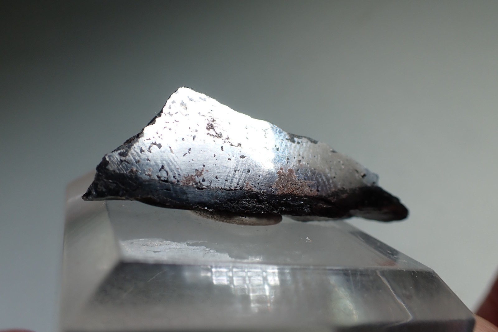 NATIVE IRON IN BASALT * VERY RARE ! Khungtukun Massif, Taimyr, RUSSIA