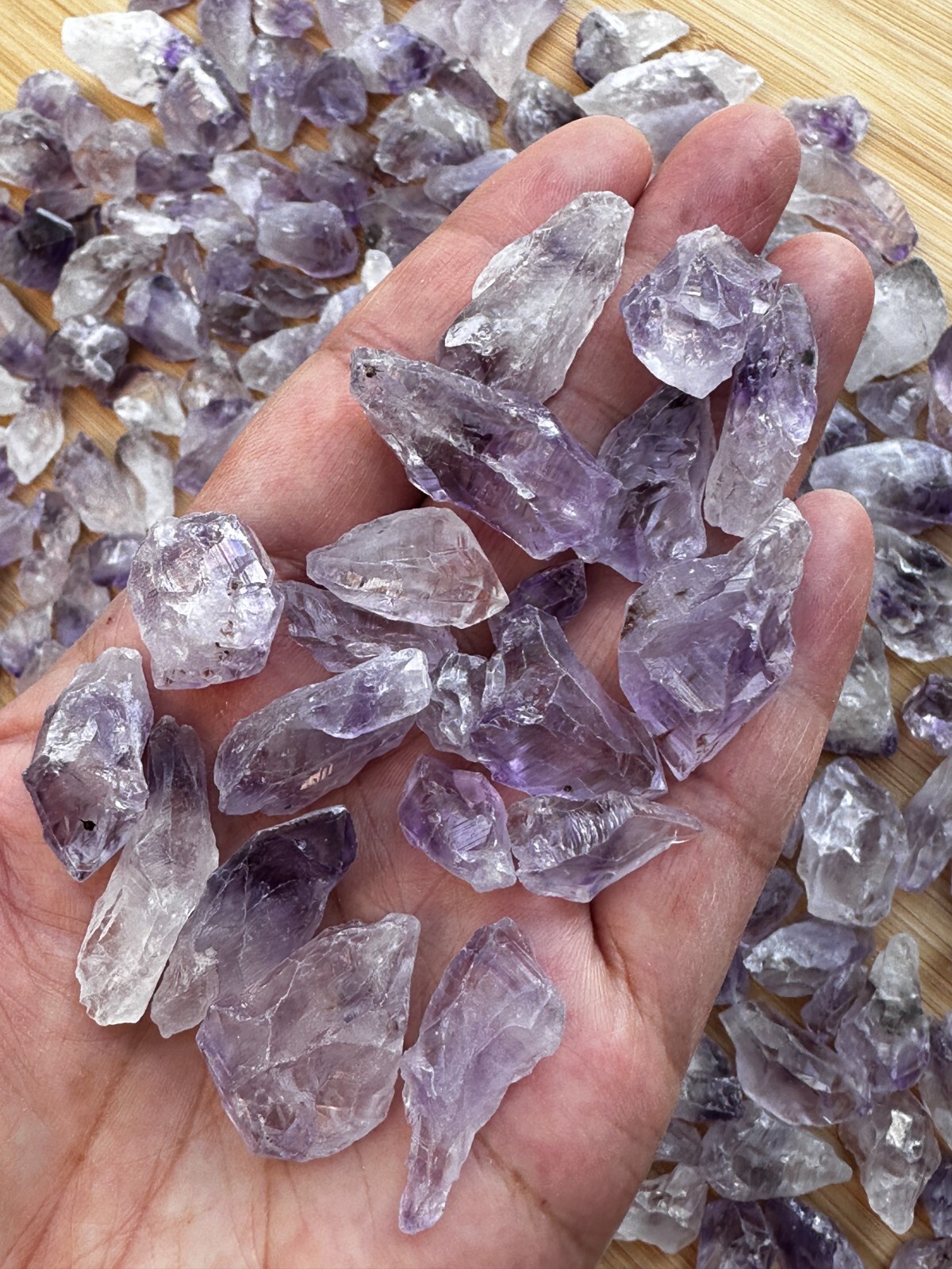 0.5″ – 1.25″ Brazilian Rough Amethyst Point/Stone, Raw Amethst Healing Crystals