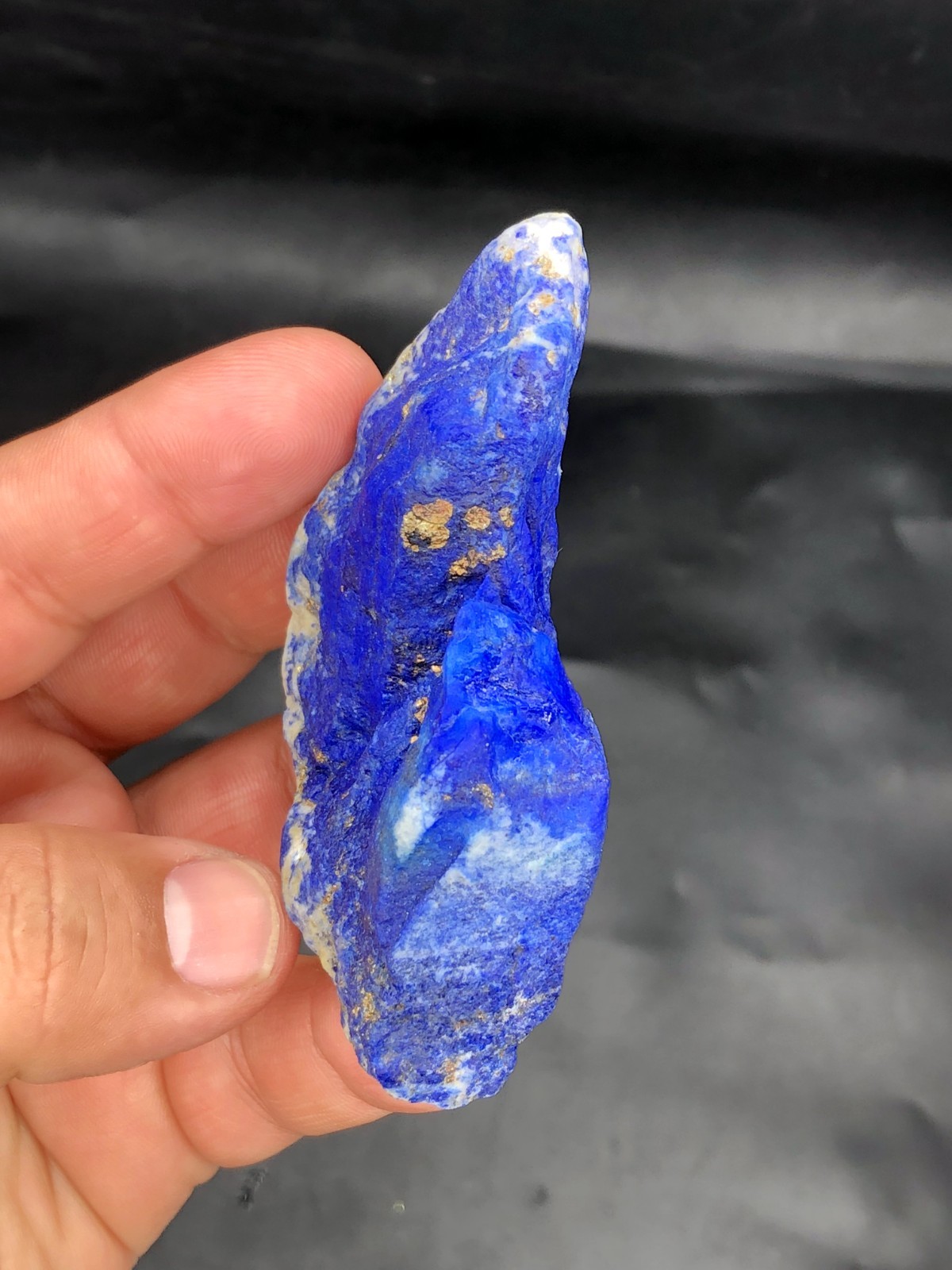 Premium Lapis Lazuli Rough Bulk Stone – Large Blue Calcite & Pyrite J43..3