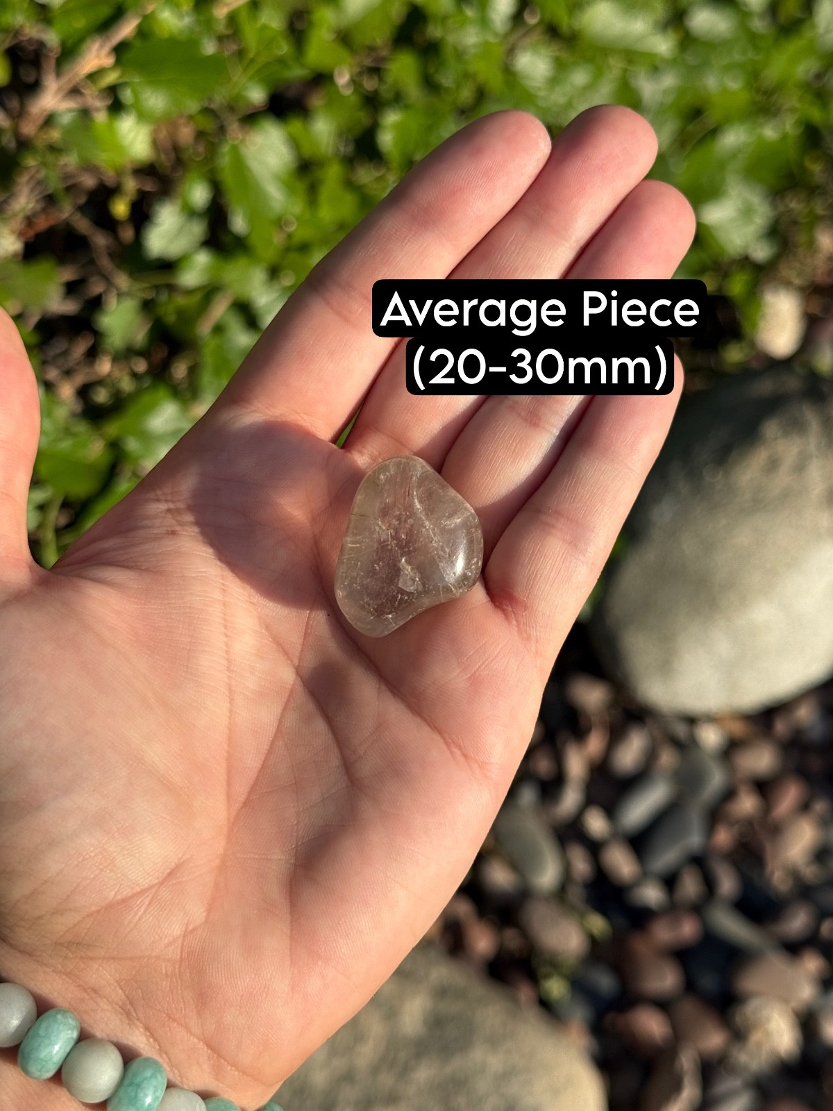 1/2 Pound Smoky Quartz Tumble Stone Bulk Wholesale Lot of Crystals 20-30mm