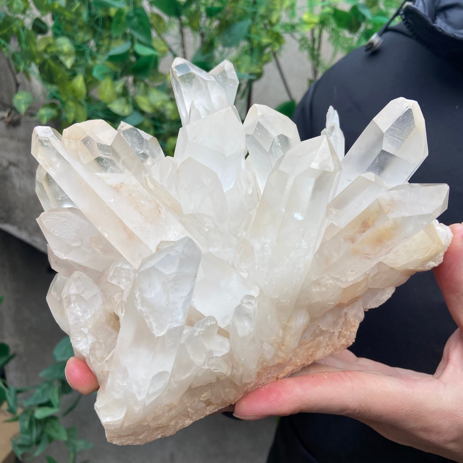 5.7lb Natural Clear White Quartz Crystal Cluster Rough Healing Specimen