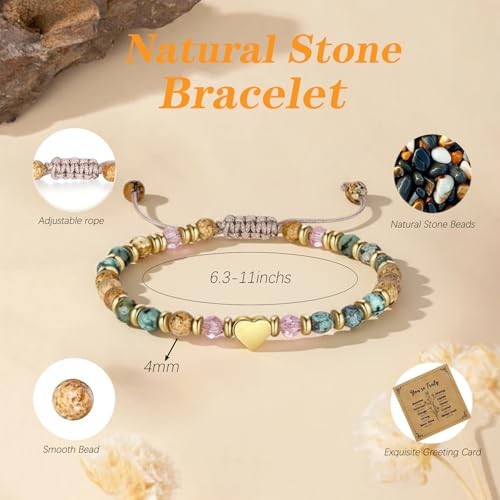 Inspirational Friendship Bracelets for Women – Healing Natural Stone Bracelets