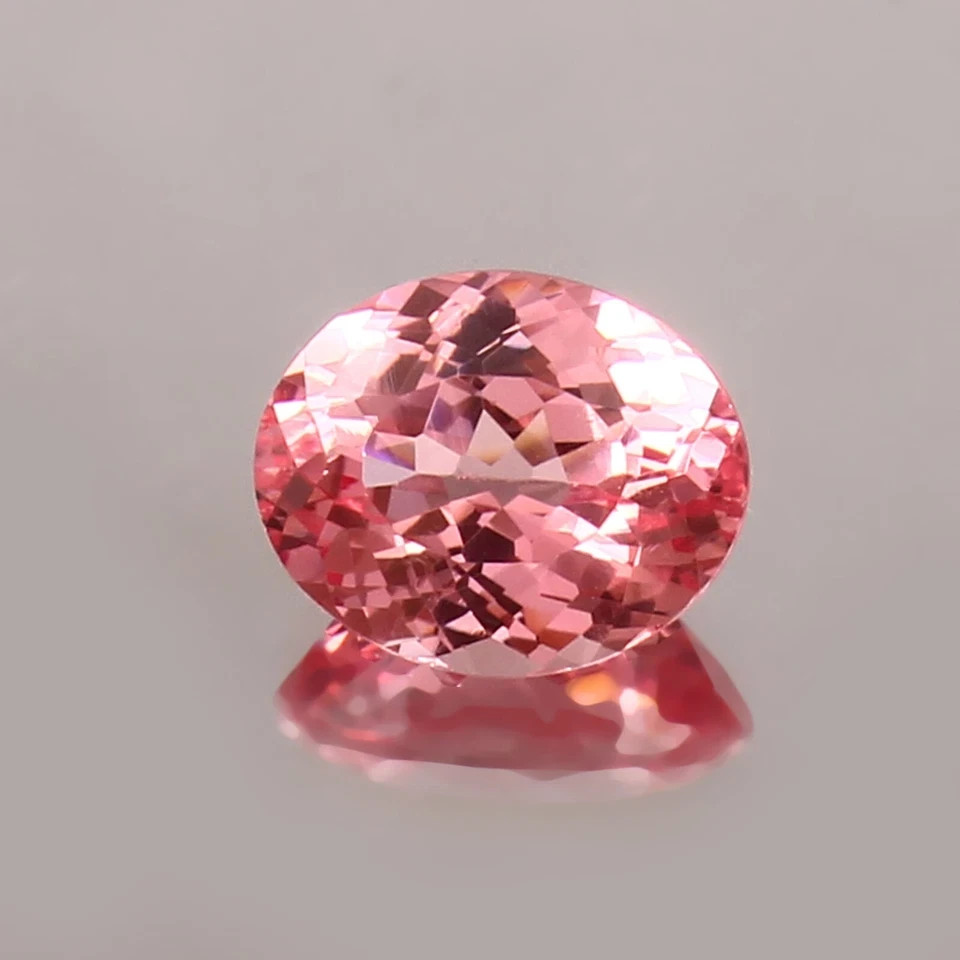 10.50 Ct Flawless Ceylon Padparadscha Sapphire Oval Loose Gemstone 14x10x7.3 mm