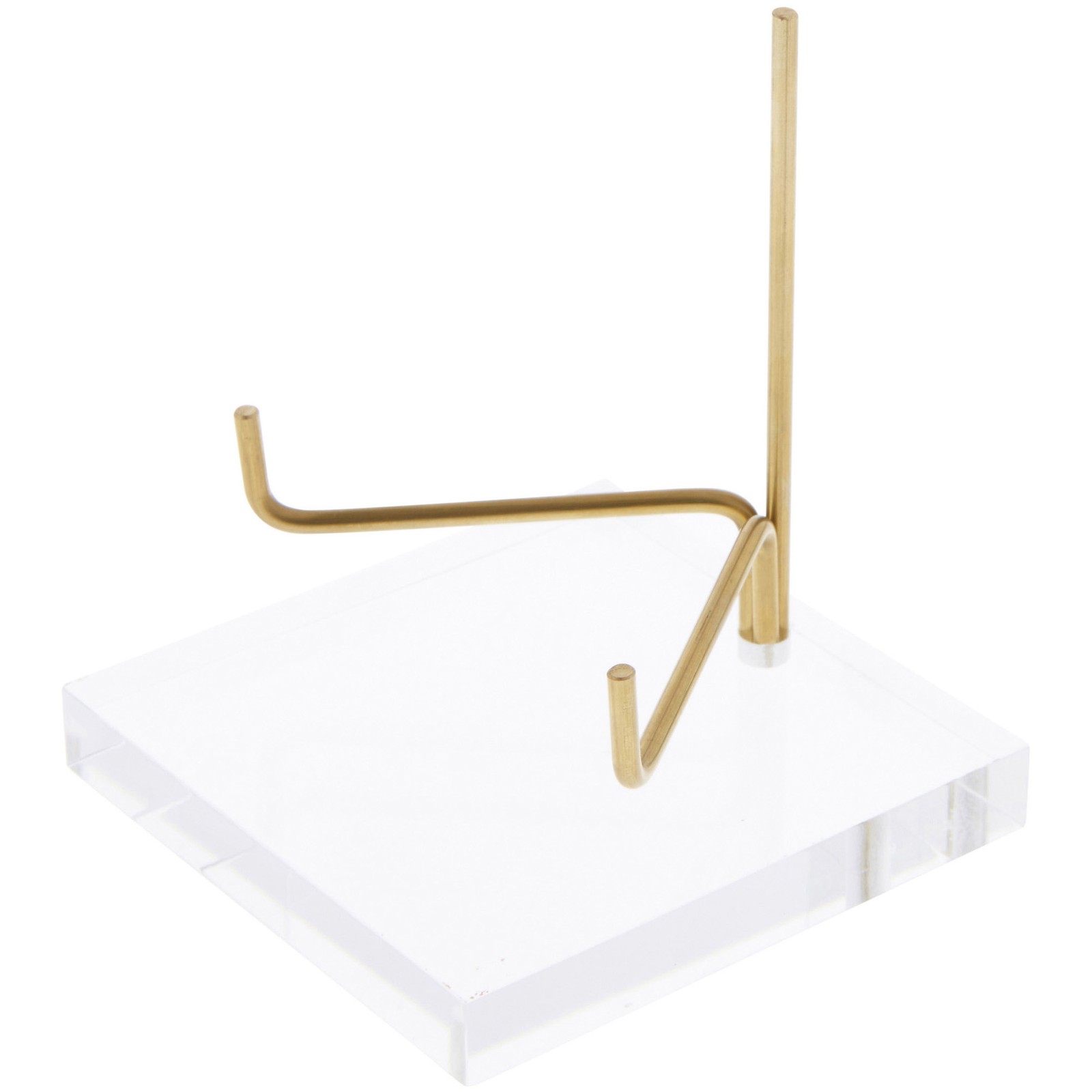 Plymor Clear Acrylic Base w/ Adjustable Rods for Specimen, 3.5″ x 3.25″ x 3.25″