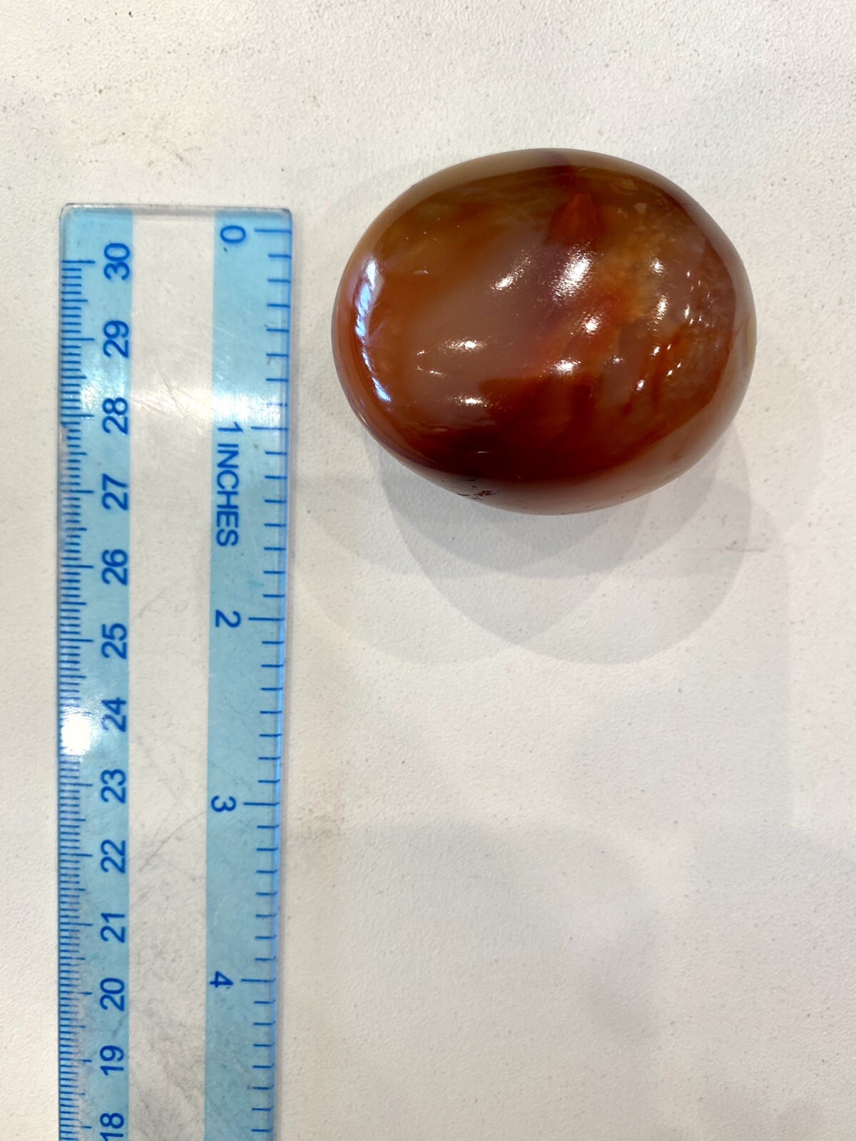 Carnelian Crystal Stone Healing Crystals Yoga Reiki Meditation Rock 2×1,5″ ZENDA