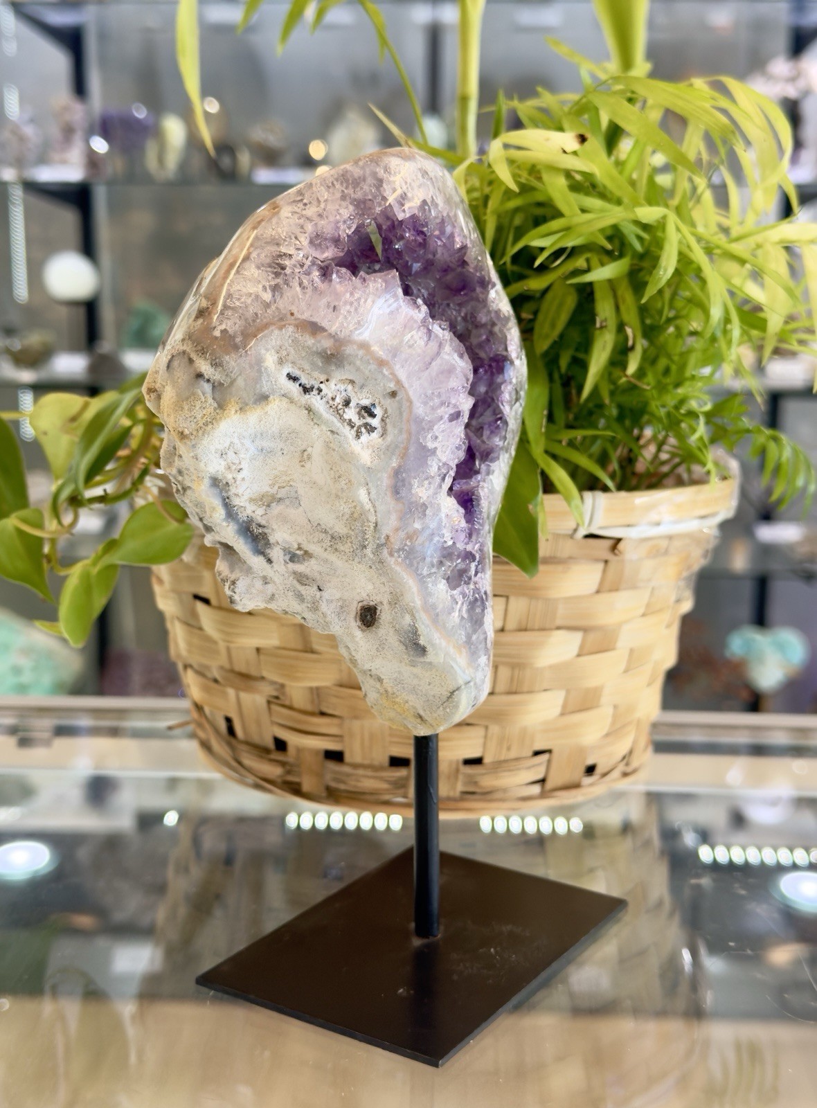 Amethyst On Stand