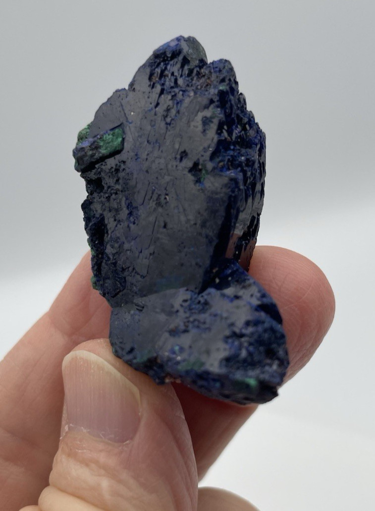 ~ 1 5/8” high x 1 1/4” x 3/4” depth, AZURITE, Milpillas Mine, Mexico