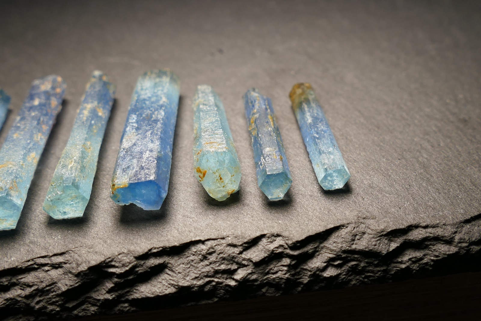 Well formed Natural Aquamarine Crystals 2.02