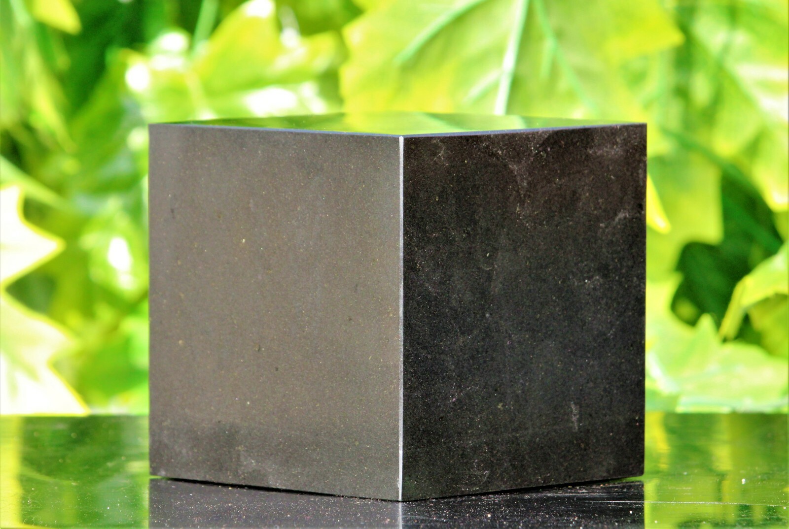 Large 105MM Black Tourmaline Quartz Crystal Chakra Healing Energy Stone Cube